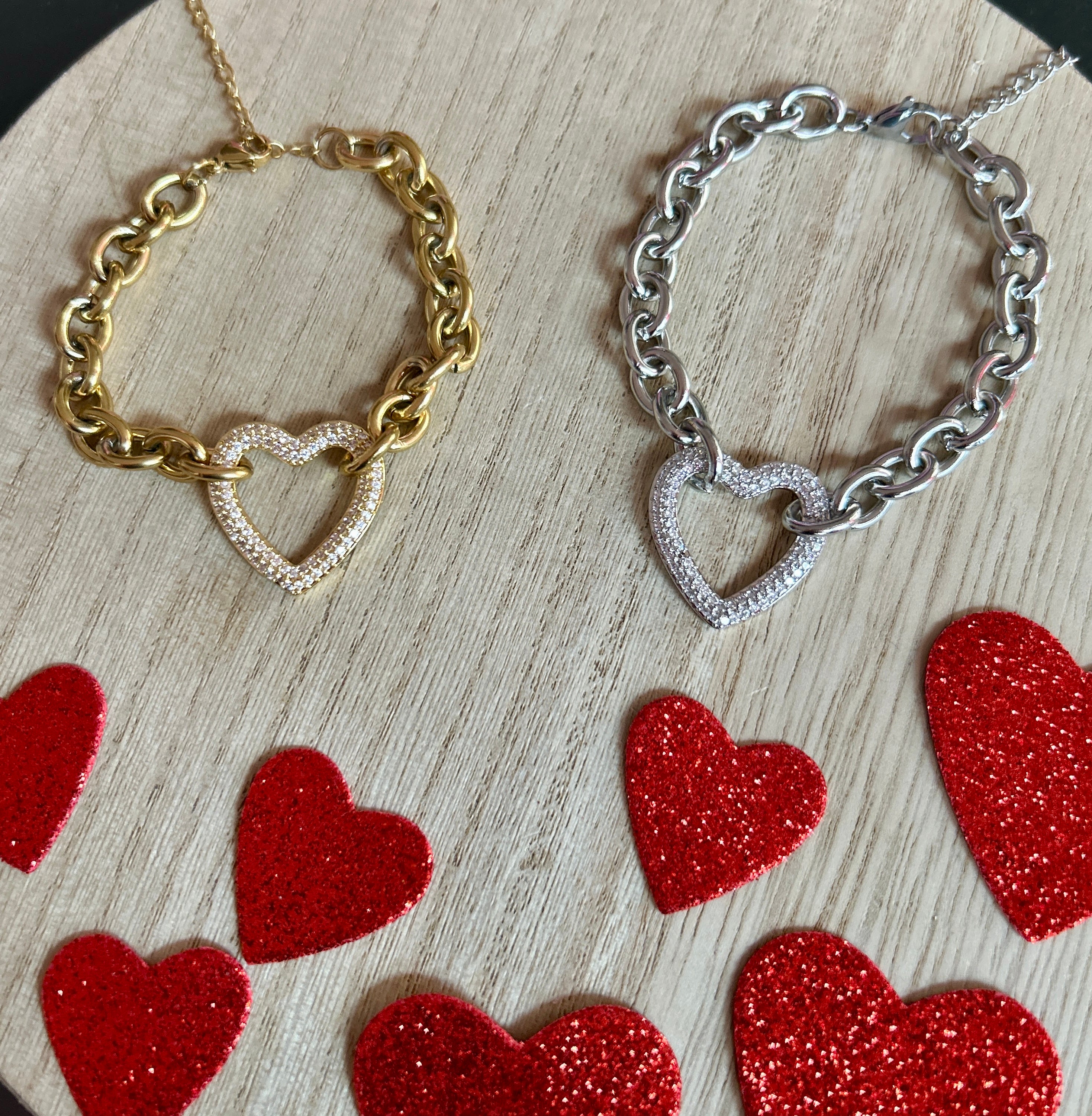 Simple Heart Bracelet