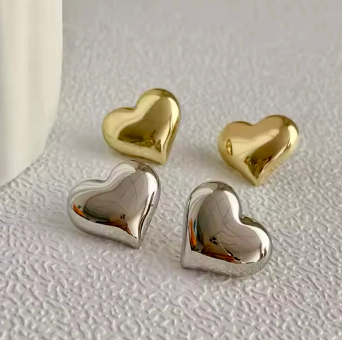 Chunky Heart Earrings