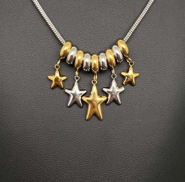 Colorful Stars Necklace
