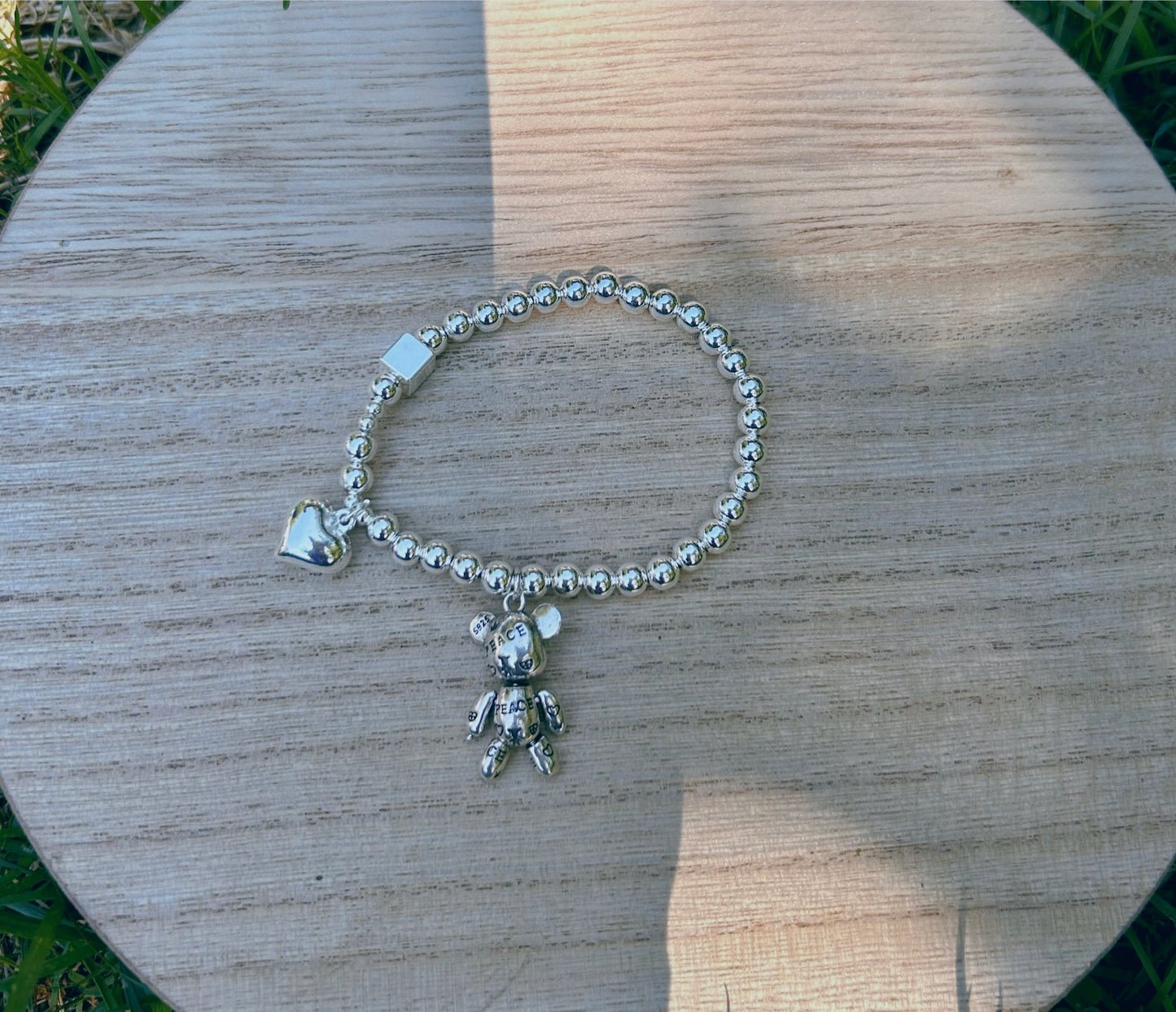 Silver Bear bracelet