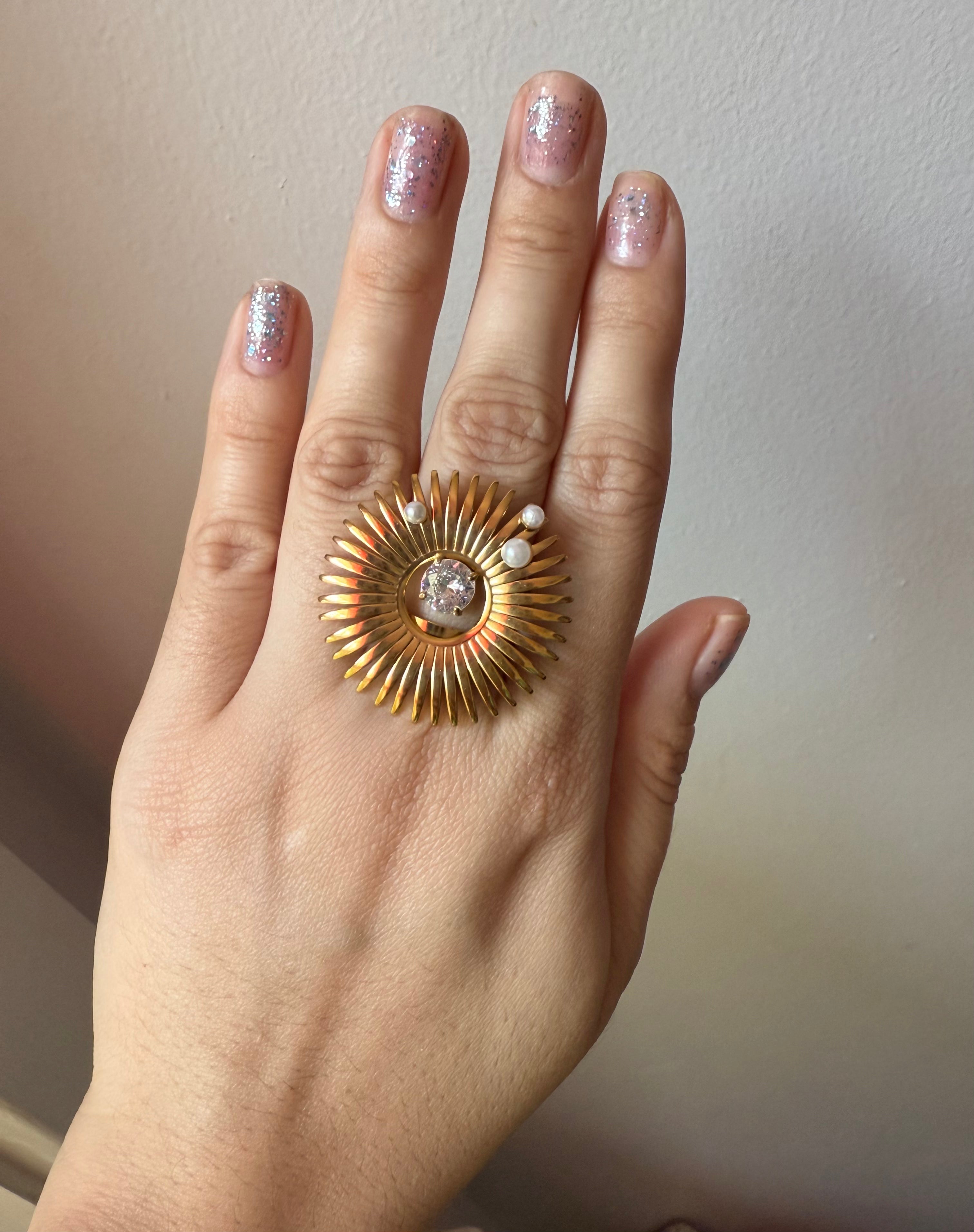 Shine and Circle Ring
