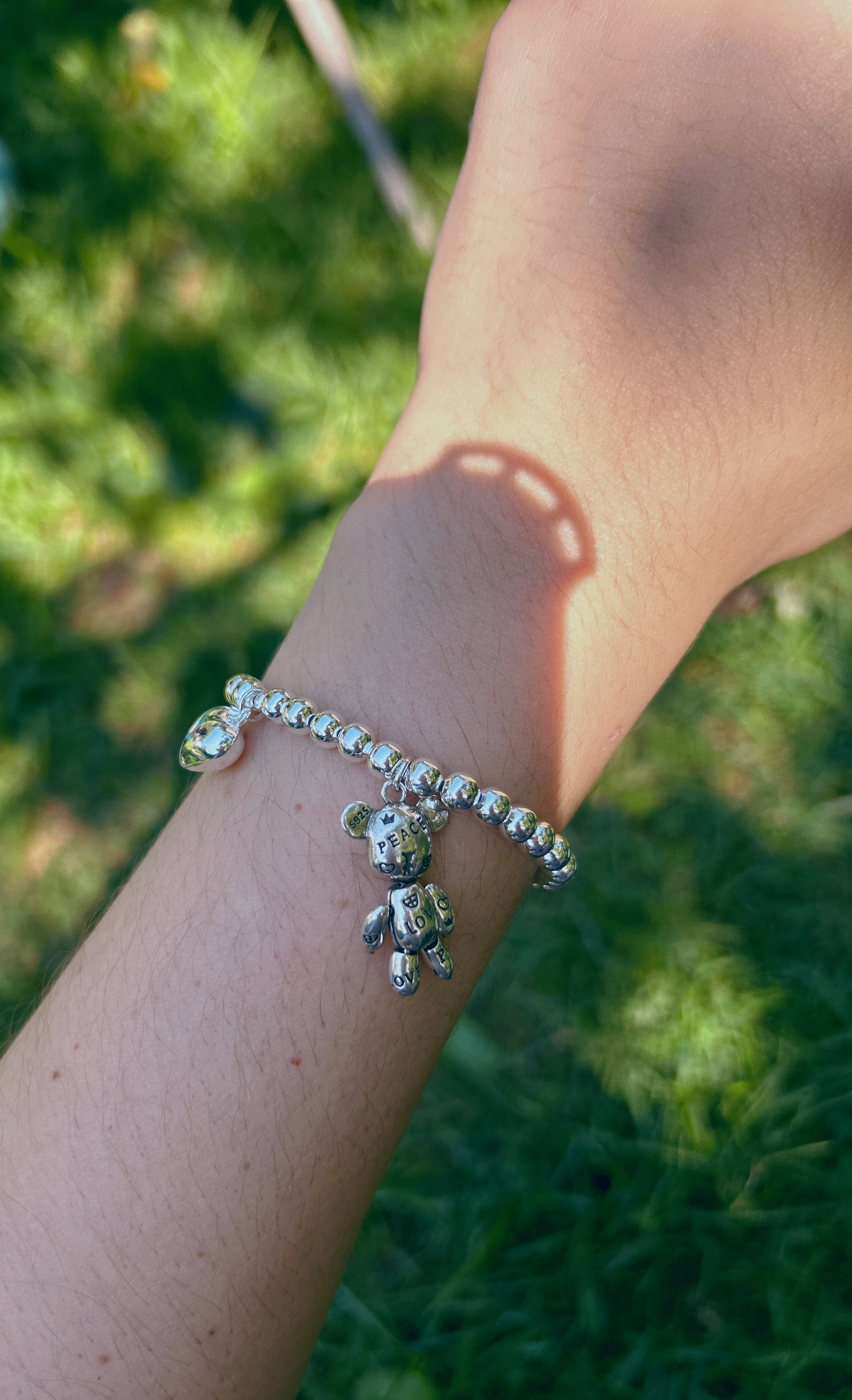 Silver Bear bracelet