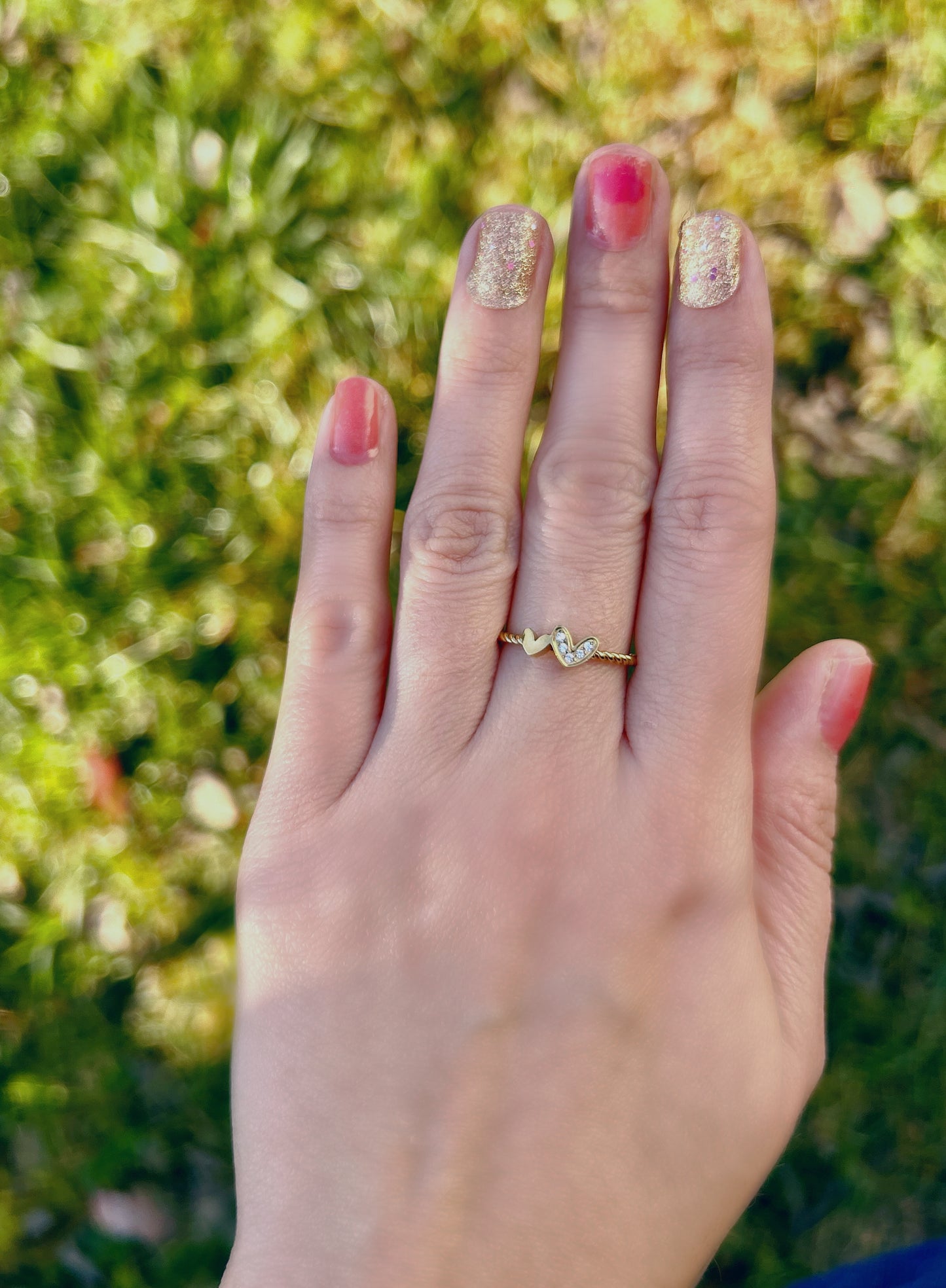 Double Heart Ring